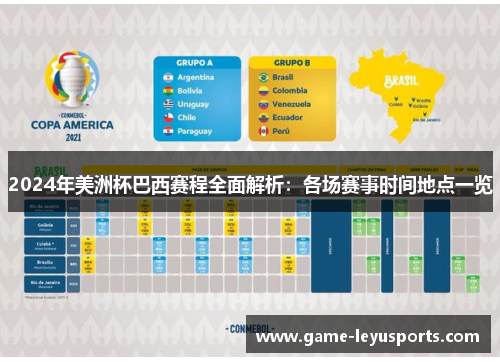 2024年美洲杯巴西赛程全面解析：各场赛事时间地点一览